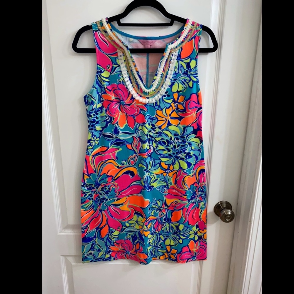 Lilly Pulitzer | Cotton Shift Dress | Multicolor